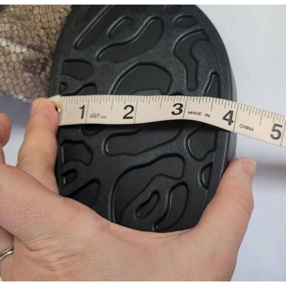 Aerosoles Leila Women's Slide Sandal Snake Reptile Print Sz 8 New - Picture 10 of 10